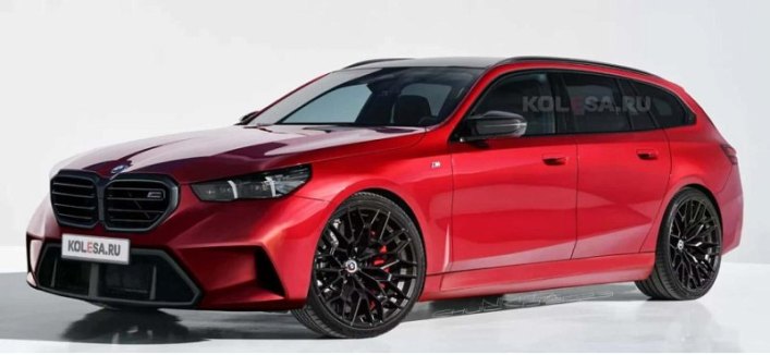Спортивный универсал BMW M5 Touring показан на свежем рендере