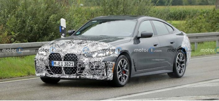 На тестах замечен прототип обновленного BMW 4 Series Gran Coupe 2025 года