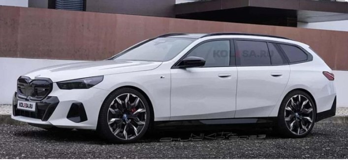 В Сети показали рендер BMW 5 Series нового поколения в кузове универсал