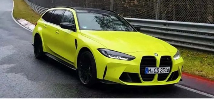 Посмотрите, как мощный универсал BMW M3 Touring быстро едет по Нюрбургрингу