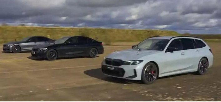 Сможет ли бензиновый BMW M340i обогнать дизельный M340d и гибридный 330e