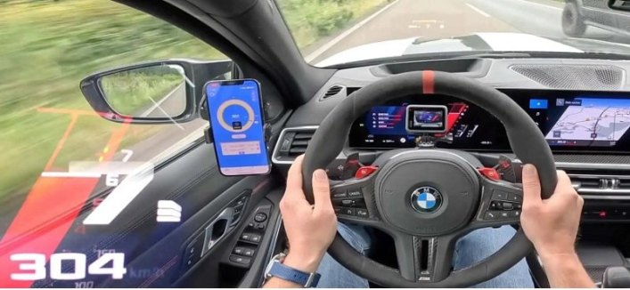 Посмотрите, как мощнейший BMW M3 CS врезался в ограничитель скорости на автобане