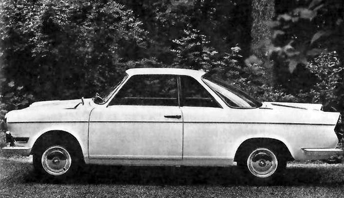 Между сентябрем 1964-го и сентябрем 1965 г. BMW построил также купе с увеличенным расстоянием между…