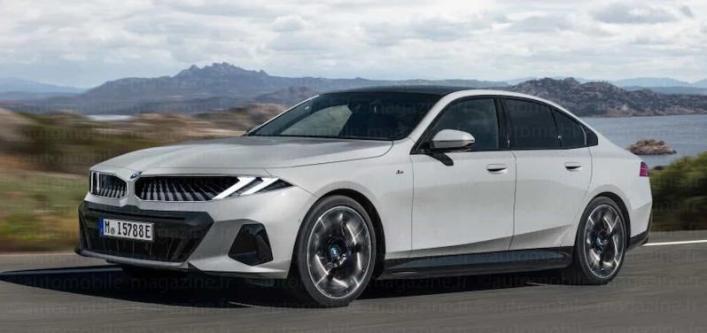 Неофициальный рендер обновленного BMW 5-Series в кузове седан