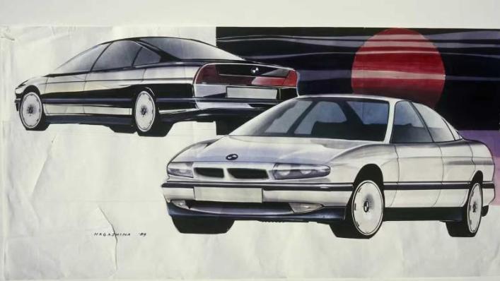 Первый вариант дизайна BMW 5-Series E39