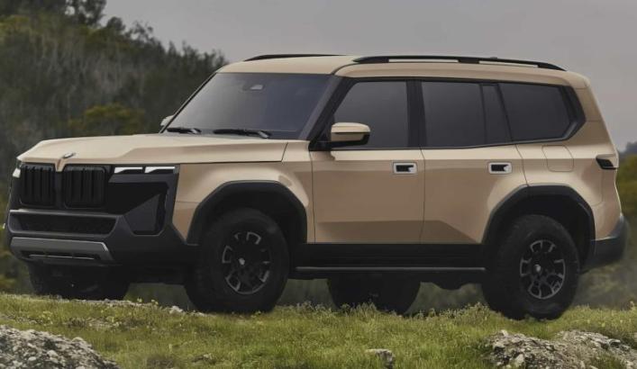 Спекулятивный рендер нового большого внедорожника BMW