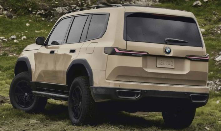 Спекулятивный рендер нового большого внедорожника BMW