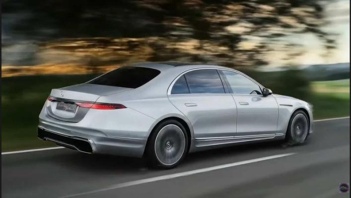 Рендер Mercedes-Benz S-Class нового поколения