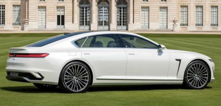 Рендеринг обновленного седана BMW 7-Series