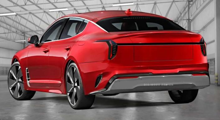 Kia Stinger нового поколения (спекулятивный рендер)