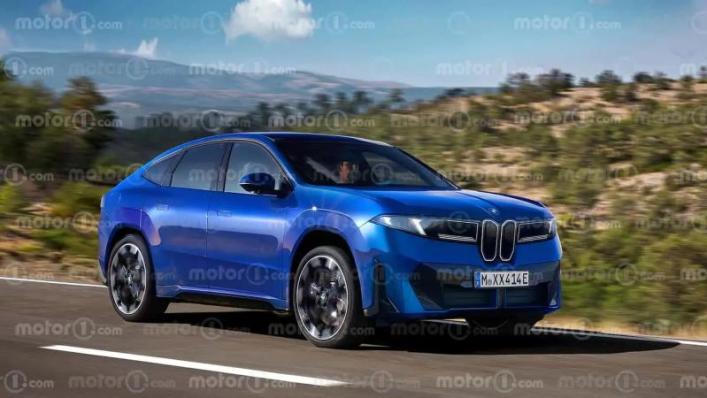 Новый BMW iX4 (спекулятивный рендер)