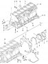 Блок цилиндров двигателя