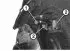 Removal and installation the parking brake cable