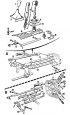 Parts of gear selection and shift mechanism and gear shift control mechanism