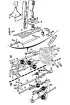 Gear selection and shifting mechanism parts