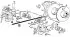 Front wheel brake mechanism parts