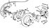 Детали дискового тормозного механизма заднего колеса модели «323i»