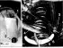 Removal and installation rear shock absorbers