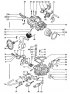 The main parts of the Solex 1B2 carburetor