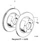 Checking the thickness of the brake discs