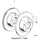 Checking the thickness of brake discs