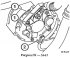 Removal and installation of the generator: four-cylinder gasoline engine