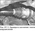 Checking the drive shaft covers