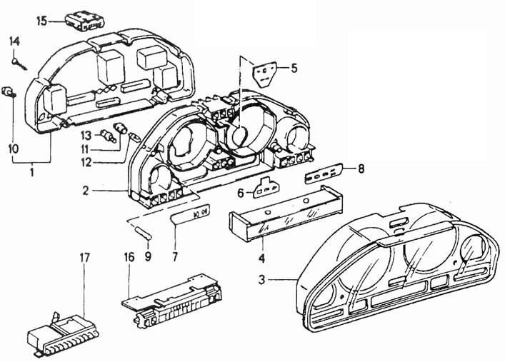 Как снять приборную панель бмв е34 Removal and installation of incandescent lamps in the instrument panel (BMW 5 Se