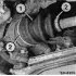 Checking the corrugated covers of the cardan shafts