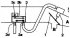 Схема подогрева поступающего в карбюратор воздуха