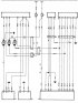 Schematic diagram of a typical headlight washer system