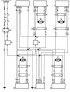 Schematický diagram typického systému elektrického ovládania okien