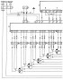 A memóriával rendelkező elektromos ülések sematikus diagramja