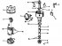 Details of 4-cylinder ignition distributor: