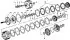 Main parts of the ZF gearbox clutch