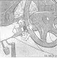 Left steering column switch (high beam and turn signal)