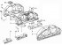 Removal and installation of incandescent lamps in the instrument panel