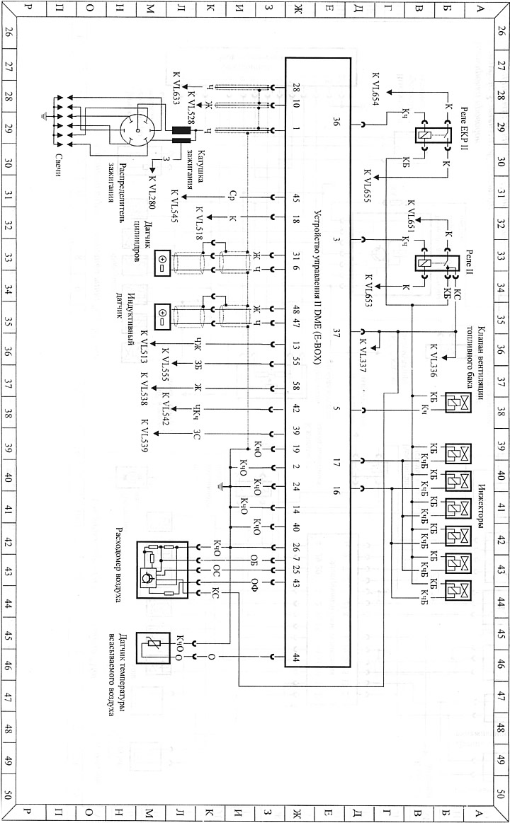 Шема 2. Систем DME/EML M1.2 витх AEGS