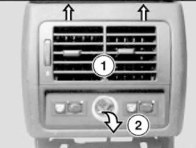 În funcție de configurație, sub deflector poate fi instalat un panou de control al încălzitorului…
