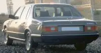 BMW E23, поглед са задње стране