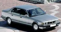 BMW E32, поглед спреда