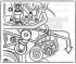 Поликлиновой ремень дизельного двигателя серии М51 — замена