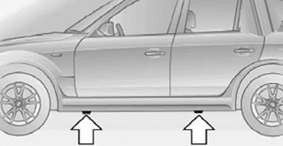 1. Подведите домкрат под ближайшую к колесу опору. Основание домкрата должно располагаться прямо…