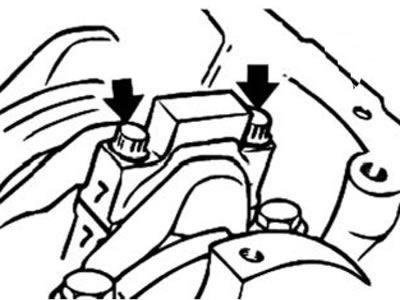 4. Снять крышку шатунного подшипника.