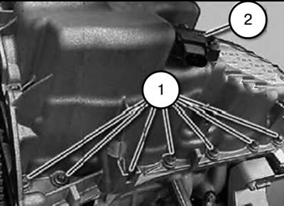 11. Вывернуть винты (1).