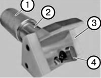 512190 Clamping device for door lock