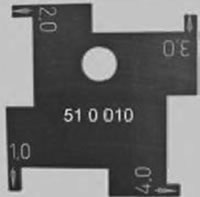 510010 Control template for installing windshields and rear windows
