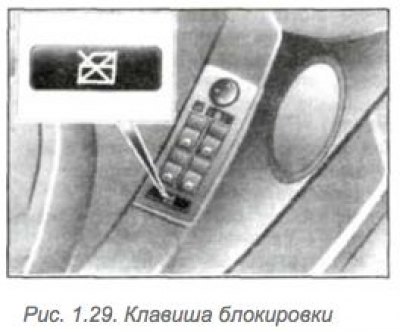 Pentru a preveni rănile, în special pentru copii, este furnizată o cheie (săgeată, fig. 1.29)…