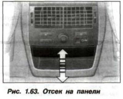 Suportul de pe panoul frontal (Fig. 1.63) se deschide printr-o simplă apăsare (săgeți), pentru a-l…