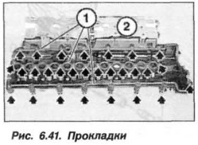 Scoateți șuruburile (27 buc., săgeți, fig. 6.41) și înlocuiți garniturile profilate (1). Curățați…